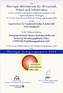 Thüringer Energiesparpreis 2002